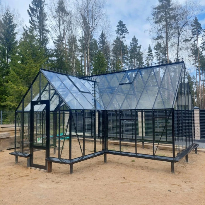 Теплица Botanik T Style 45 Standard с тамбуром Standard с комплектом купейной двери Ботаник