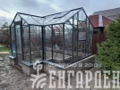 Теплица Botanik Т Maximum с минитамбуром и комплектом поворотных дверей Ботаник