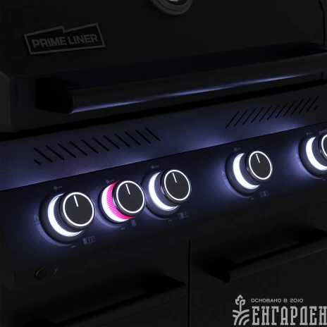 Газовый гриль PRIMELINER G class 4B комплектация DELUXE