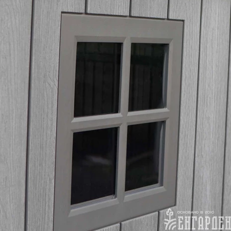Сарай пластиковый WoodLook 8*7.5