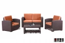 Комплект мебели Rattan Premium 4, венге, серый