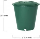 Емкость бочка для воды круглая GRAF 210 л (500212)