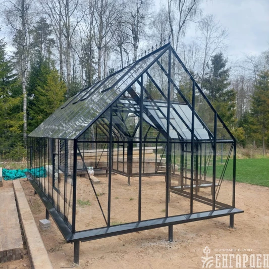 Теплица Botanik T Style 45 Standard с тамбуром Standard с комплектом купейной двери Ботаник