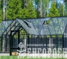 Теплица Botanik T Style 45 Maximum с тамбуром Standard комплектом поворотных дверей Ботаник