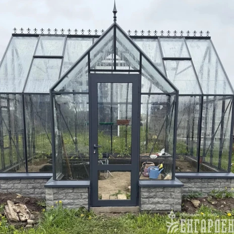 Теплица Botanik T Style 45 Standard с тамбуром Mini с комплектом поворотных двери Ботаник