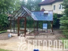 Теплица Botanik T Style 45 Standard с тамбуром Standard с комплектом купейной двери Ботаник