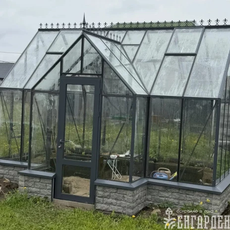 Теплица Botanik T Style 45 Standard с тамбуром Mini с комплектом поворотных двери Ботаник