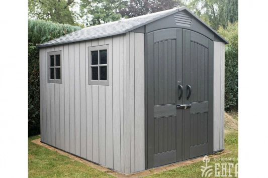 Сарай пластиковый WoodLook 7*9.5