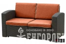 Комплект мебели Rattan Premium 4, венге, серый