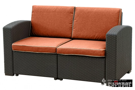Комплект мебели Rattan Premium 4, венге, серый