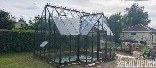 Теплица Botanik T Style 45 Maximum с тамбуром Standard комплектом купейных двери Ботаник