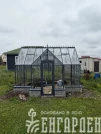Теплица Botanik T Style 45 Standard с тамбуром Mini с комплектом поворотных двери Ботаник
