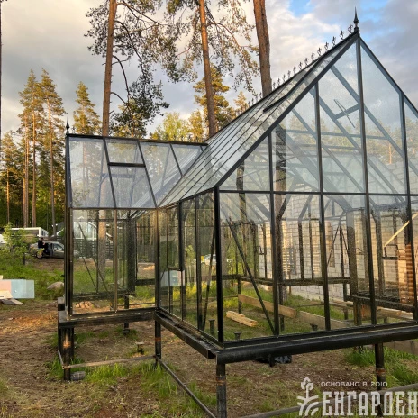 Теплица Botanik T Style 45 Standard с тамбуром Standard с комплектом купейной двери Ботаник