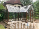 Теплица Botanik T Style 45 Standard с тамбуром Standard с комплектом купейной двери Ботаник