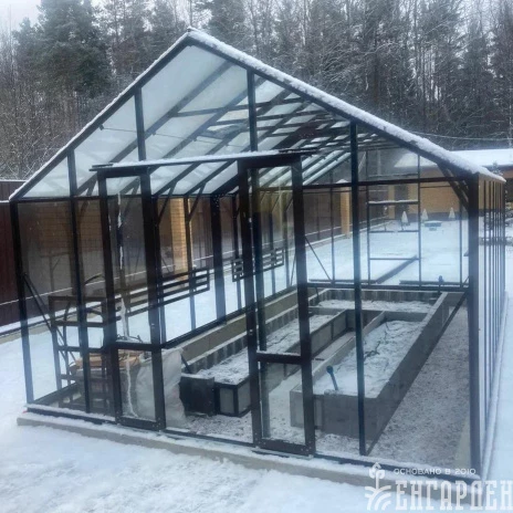 Теплица Botanik Классика с комплектом купейной двери Ботаник