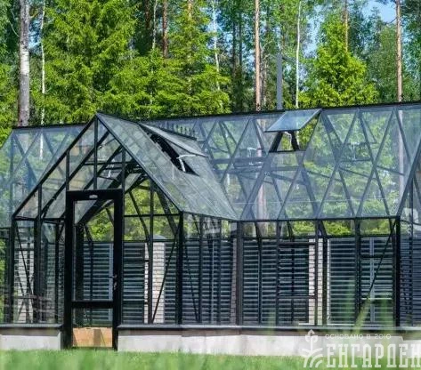 Теплица Botanik T Style 45 Maximum с тамбуром Standard комплектом купейных двери Ботаник