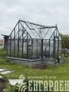 Теплица Botanik T Style 45 Standard с тамбуром Mini с комплектом поворотных двери Ботаник