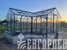 Теплица Botanik Т Standard с тамбуром и комплектом купейных дверей Ботаник