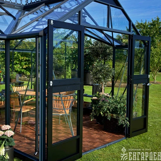 Теплица с тамбуром: Juliana Orangeri Anthracite ( Джулиана)