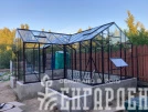 Теплица Botanik Т Standard с тамбуром и комплектом купейных дверей Ботаник