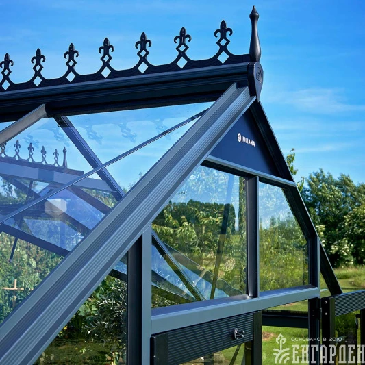 Теплица с тамбуром: Juliana Orangeri Anthracite ( Джулиана)