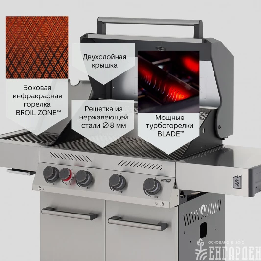 Газовый гриль PRIMELINER S class 4B