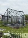 Теплица Botanik T Style 45 Standard с тамбуром Mini с комплектом поворотных двери Ботаник