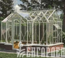 Теплица Botanik T Style 45 Maximum с тамбуром Mini с комплектом купейной двери Ботаник