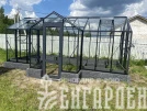 Теплица Botanik T Standard с минитамбуром и комплектом поворотных дверей Ботаник