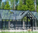 Теплица Botanik T Style 45 Maximum с тамбуром Standard комплектом купейных двери Ботаник