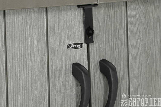 Ящик пластиковый WoodLook, 2100 л, серый