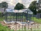 Теплица Botanik Т Standard с тамбуром и комплектом поворотных дверей Ботаник