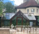 Теплица Botanik T Style 45 Standard с тамбуром Standard с комплектом поворотных дверей Ботаник