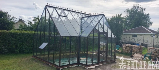 Теплица Botanik T Style 45 Maximum с тамбуром Standard комплектом купейных двери Ботаник