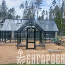 Теплица Botanik T Style 45 Standard с тамбуром Standard с комплектом купейной двери Ботаник