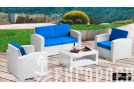 Комплект мебели Rattan Premium 4, венге, серый