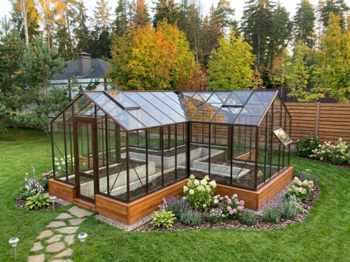 Теплица АЛЬФА с тамбуром 3.0