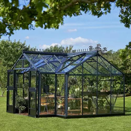 Теплица с тамбуром: Juliana Orangeri Anthracite ( Джулиана)