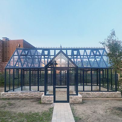 Теплица АЛЬФА  с тамбуром 4.0