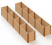 Комплект прямых грядок в теплицу Botanik Mini Ботаник