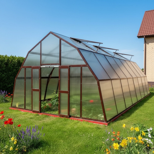 Теплица ГРАНИТ сотовый поликарбонат 8 мм/10 мм