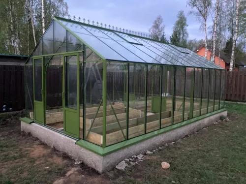 Теплица Botanik Maximum с комплектом купейной двери Ботаник