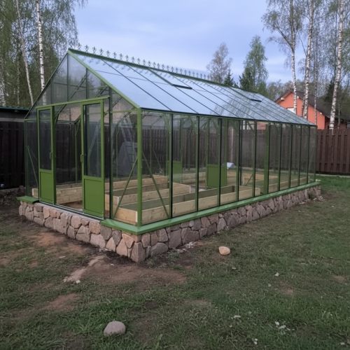 Теплица Botanik Maximum с комплектом купейной двери Ботаник