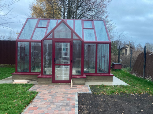 Теплица АЛЬФА с тамбуром 3.0