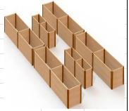 Комплект прямых грядок в теплицу Botanik Maximum Ботаник