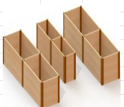 Комплект прямых грядок в теплицу Botanik Maximum Ботаник