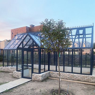 Теплица АЛЬФА  с тамбуром 4.0