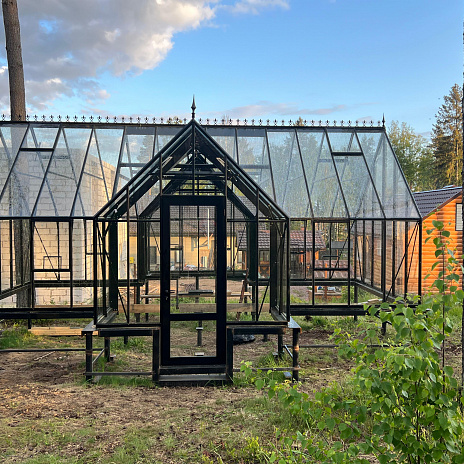 Теплица АЛЬФА с тамбуром 3.5