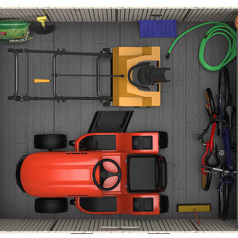 Сарай пластиковый WoodLook 8*10 NEW