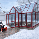 Теплица АЛЬФА с тамбуром 3.0